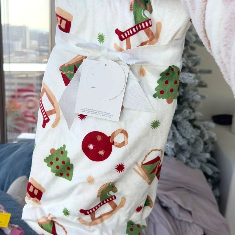 Christmas Baby Blanket Double Side Fleece